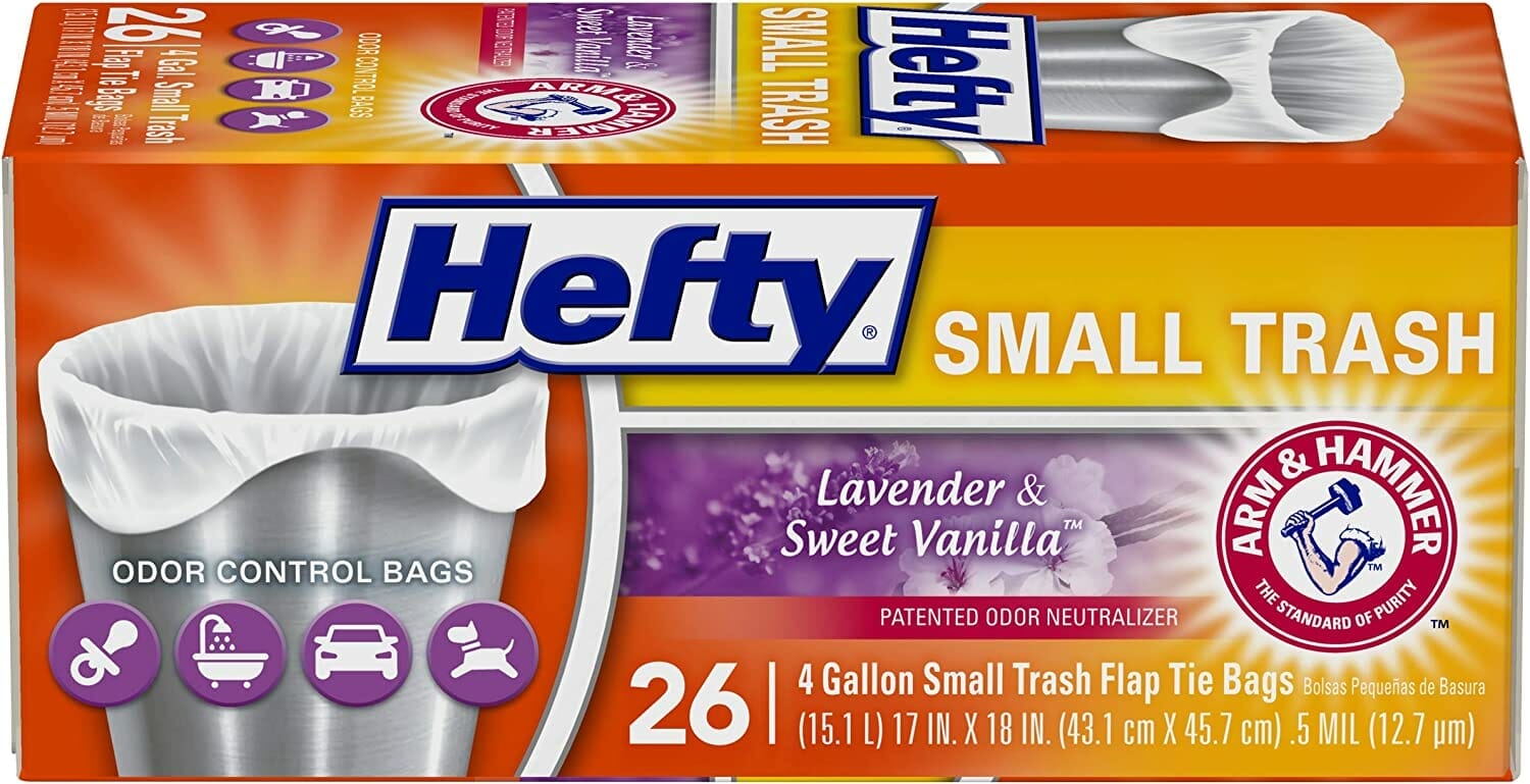 Best overall: Hefty Small Garbage Bags