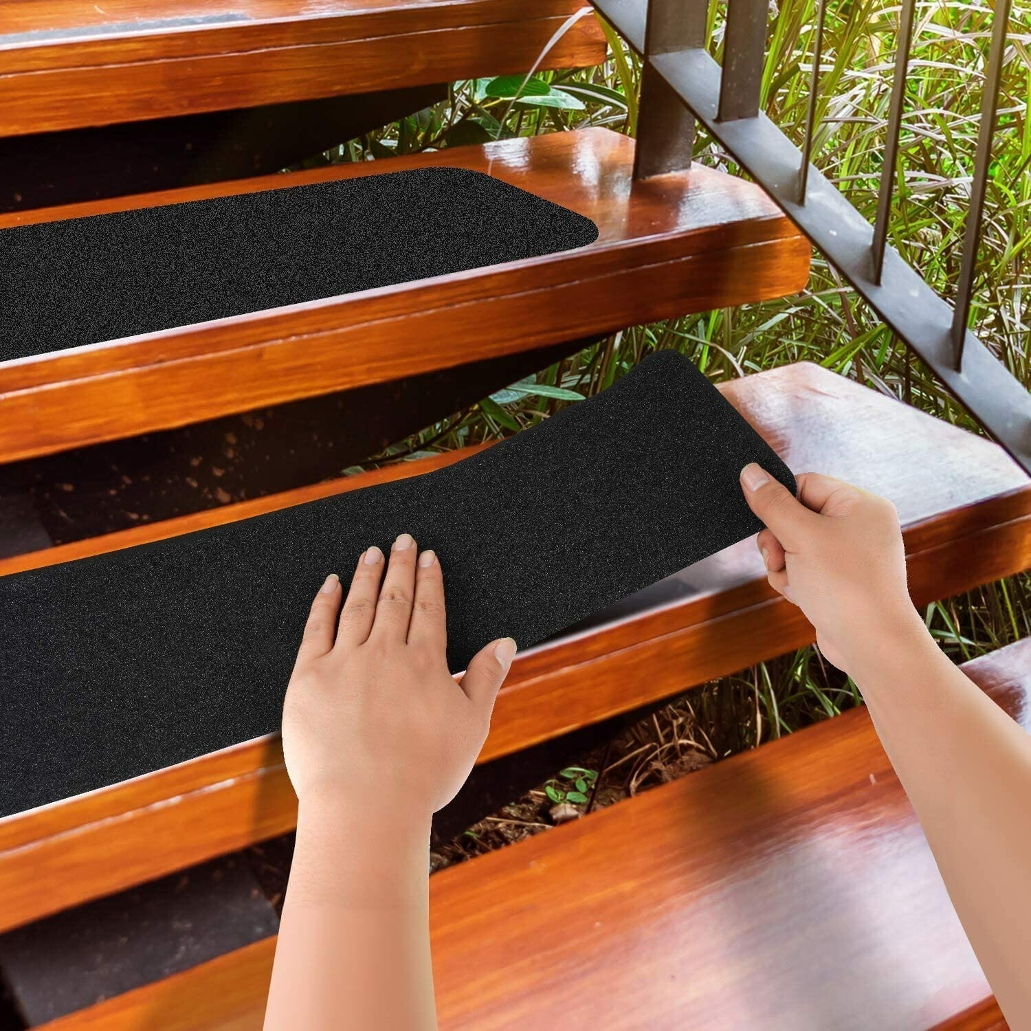 MBIGM Non-Slip Outdoor Stair Treads - Best Overall