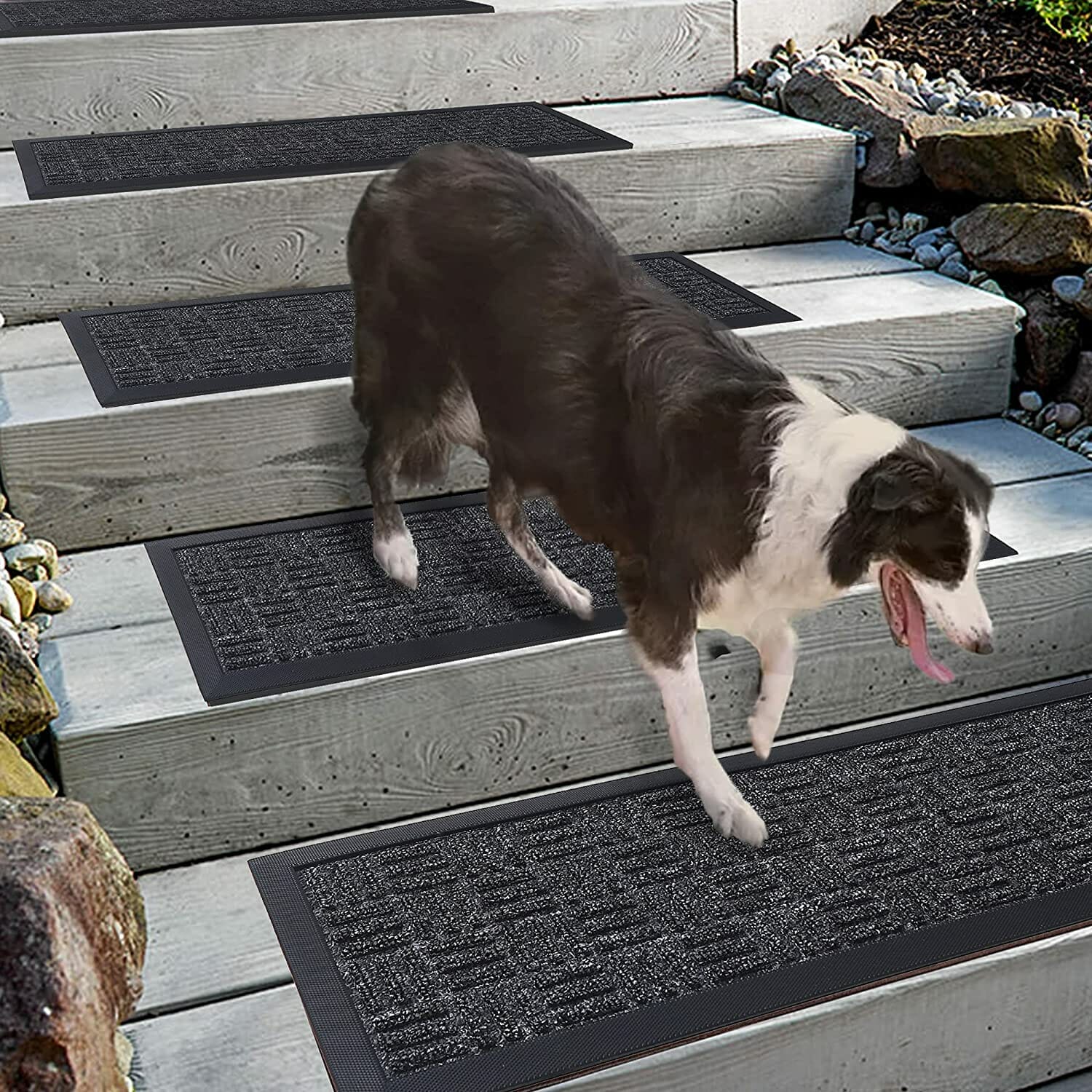 Aucuda 4 Packs Stair Treads - Best for Durability