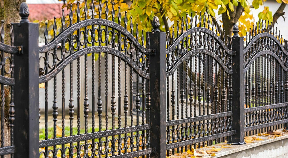 What is a wrought iron fence?